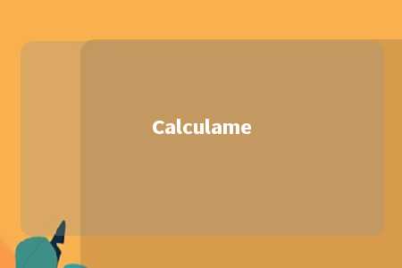 Calculame