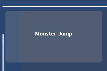 Monster Jump