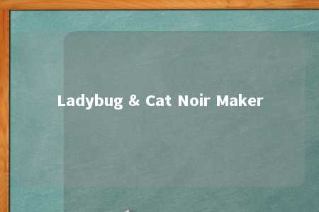 Ladybug & Cat Noir Maker