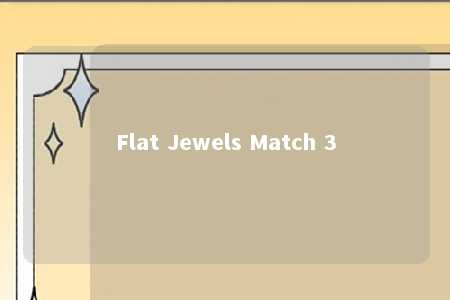 Flat Jewels Match 3