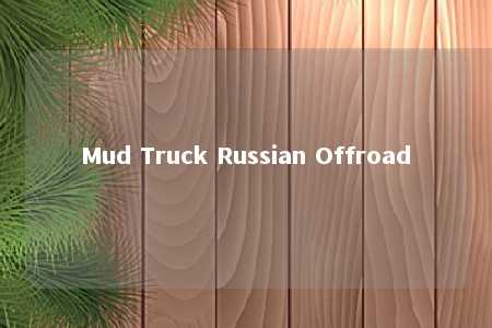 Mud Truck Russian Offroad